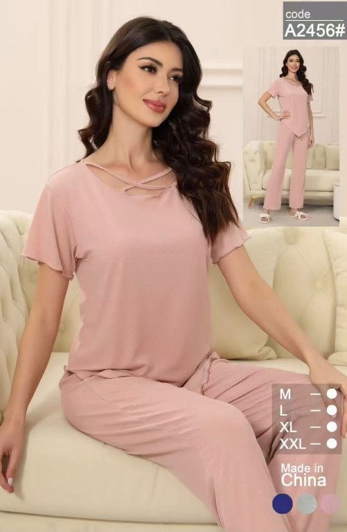 A2456 بيجامه قطعتين